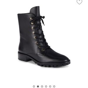 Stuart Weitzman leather combat boot